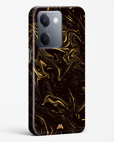 Black Gold Marble Hard Case Phone Cover (Vivo)