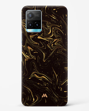 Black Gold Marble Hard Case Phone Cover (Vivo)