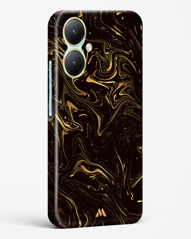 Black Gold Marble Hard Case Phone Cover-(Vivo)