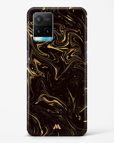 Black Gold Marble Hard Case Phone Cover (Vivo)