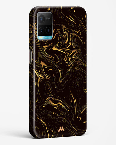 Black Gold Marble Hard Case Phone Cover (Vivo)