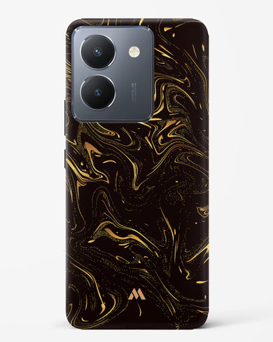 Black Gold Marble Hard Case Phone Cover-(Vivo)