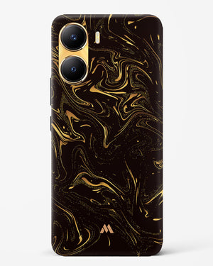 Black Gold Marble Hard Case Phone Cover-(Vivo)