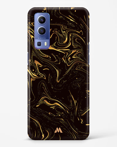 Black Gold Marble Hard Case Phone Cover (Vivo)