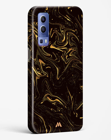 Black Gold Marble Hard Case Phone Cover (Vivo)