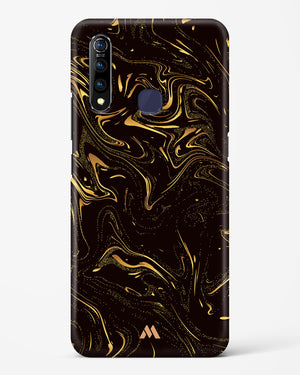 Black Gold Marble Hard Case Phone Cover (Vivo)