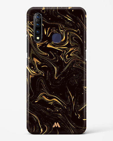 Black Gold Marble Hard Case Phone Cover (Vivo)
