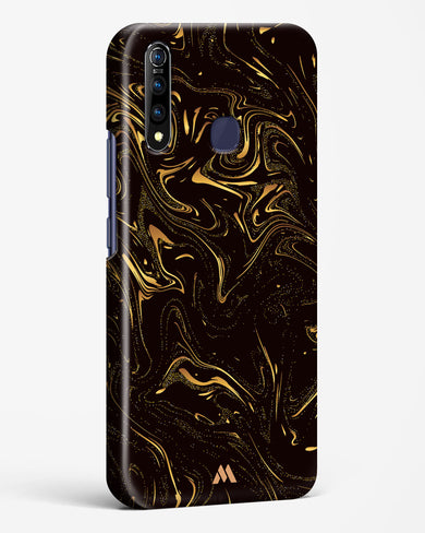 Black Gold Marble Hard Case Phone Cover (Vivo)
