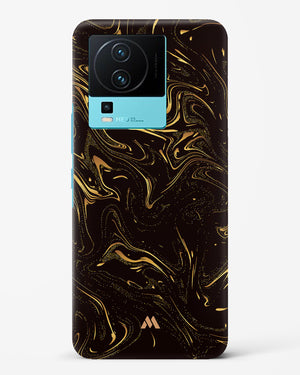 Black Gold Marble Hard Case Phone Cover-(Vivo)