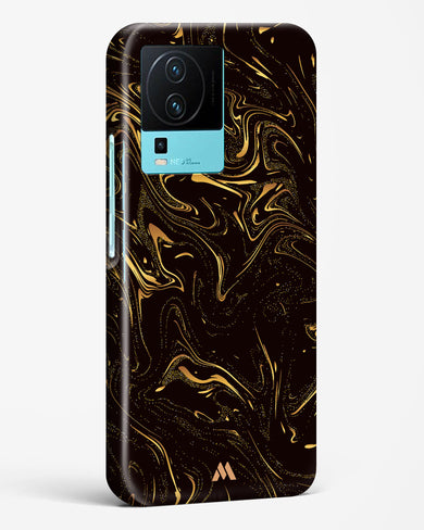 Black Gold Marble Hard Case Phone Cover-(Vivo)