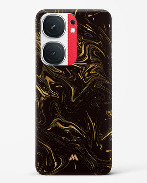 Black Gold Marble Hard Case Phone Cover (Vivo)