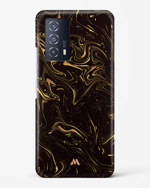 Black Gold Marble Hard Case Phone Cover (Vivo)
