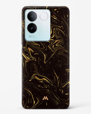 Black Gold Marble Hard Case Phone Cover (Vivo)