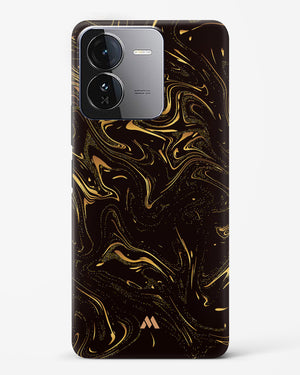 Black Gold Marble Hard Case Phone Cover (Vivo)