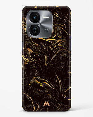Black Gold Marble Hard Case Phone Cover (Vivo)