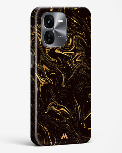 Black Gold Marble Hard Case Phone Cover (Vivo)