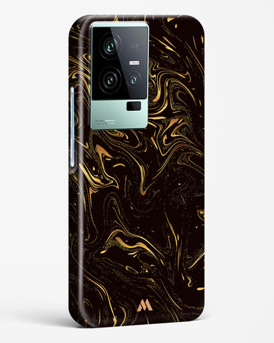 Black Gold Marble Hard Case Phone Cover (Vivo)