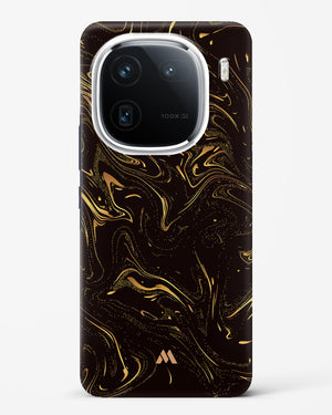 Black Gold Marble Hard Case Phone Cover (Vivo)