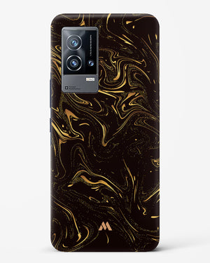 Black Gold Marble Hard Case Phone Cover (Vivo)