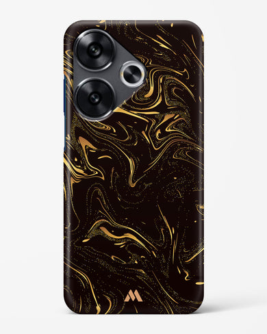 Black Gold Marble Hard Case Phone Cover (Xiaomi)