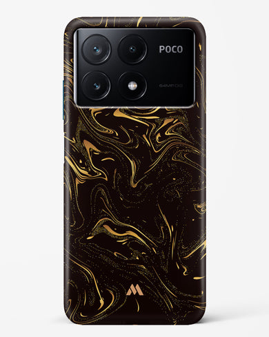Black Gold Marble Hard Case Phone Cover (Xiaomi)
