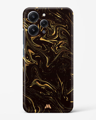 Black Gold Marble Hard Case Phone Cover-(Xiaomi)