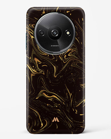 Black Gold Marble Hard Case Phone Cover (Xiaomi)