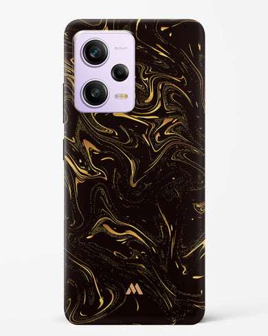 Black Gold Marble Hard Case Phone Cover-(Xiaomi)