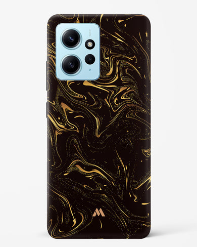 Black Gold Marble Hard Case Phone Cover (Xiaomi)
