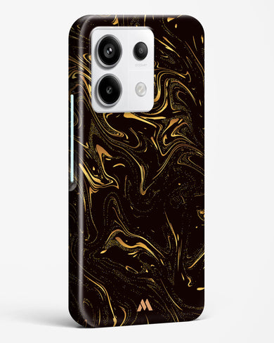 Black Gold Marble Hard Case Phone Cover (Xiaomi)