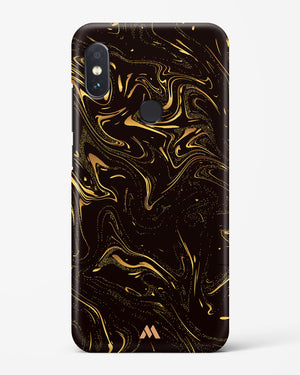 Black Gold Marble Hard Case Phone Cover-(Xiaomi)