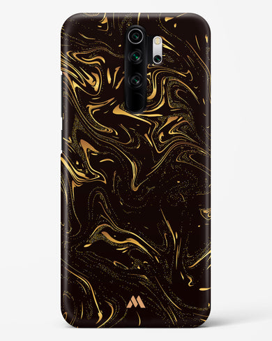 Black Gold Marble Hard Case Phone Cover (Xiaomi)