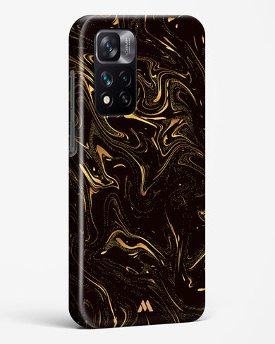 Black Gold Marble Hard Case Phone Cover-(Xiaomi)