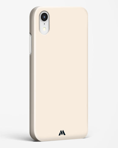 Frosted Ivory Hard Case Phone Cover-(Apple)