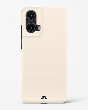 Frosted Ivory Hard Case Phone Cover (Motorola)