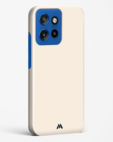 Frosted Ivory Hard Case Phone Cover (Motorola)
