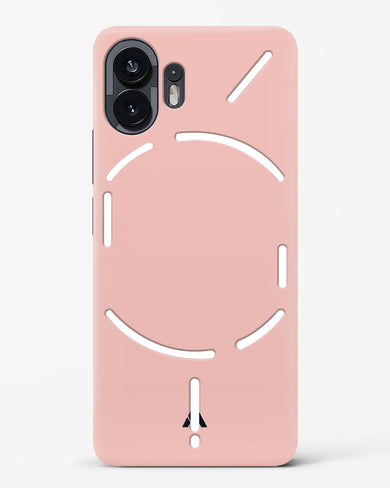 Salmon Pink Hard Case Phone Cover (Nothing)