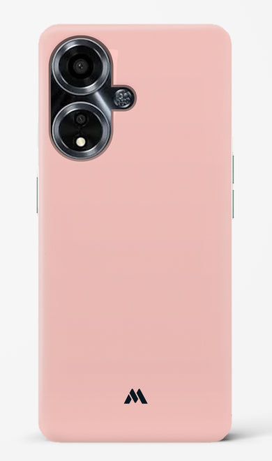 Salmon Pink Hard Case Phone Cover (Oppo)