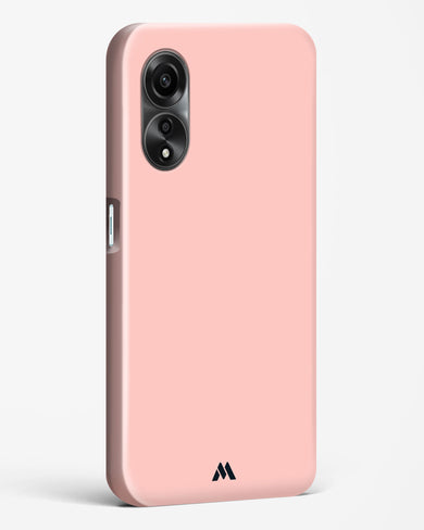 Salmon Pink Hard Case Phone Cover (Oppo)