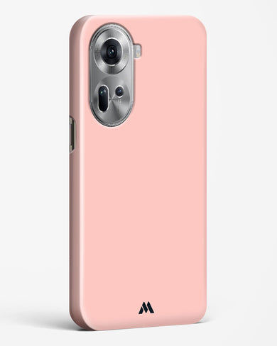 Salmon Pink Hard Case Phone Cover-(Oppo)