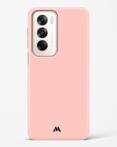 Salmon Pink Hard Case Phone Cover (Oppo)