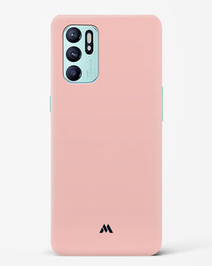 Salmon Pink Hard Case Phone Cover (Oppo)