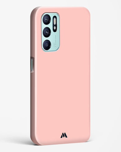 Salmon Pink Hard Case Phone Cover-(Oppo)