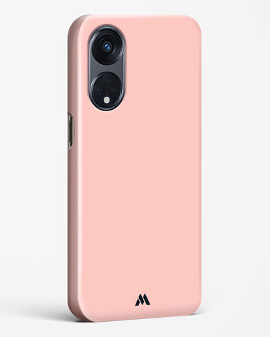 Salmon Pink Hard Case Phone Cover-(Oppo)