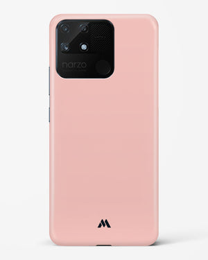 Salmon Pink Hard Case Phone Cover-(Realme)