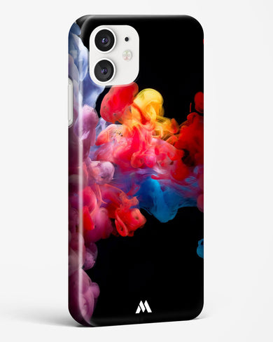 Darker than Night Ink Burst Hard Case Phone Cover-(Apple)