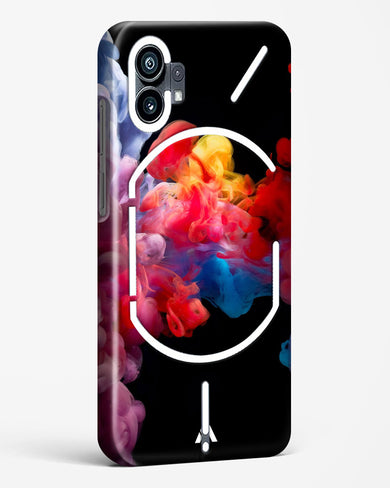 Darker than Night Ink Burst Hard Case Phone Cover-(Nothing)