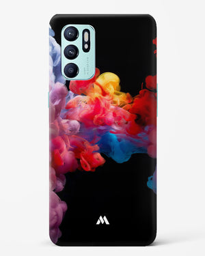 Darker than Night Ink Burst Hard Case Phone Cover-(Oppo)