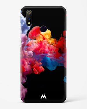 Darker than Night Ink Burst Hard Case Phone Cover-(Realme)