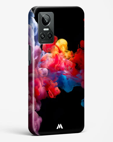 Darker than Night Ink Burst Hard Case Phone Cover (Realme)